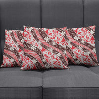 Uteute Tahiti Tiare Monstera Pillow Cover Polynesian Pattern Curve Style - Polynesian Pride