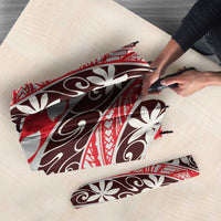 Uteute Tahiti Tiare Monstera Umbrella Polynesian Pattern Curve Style - Polynesian Pride