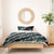 Personalised Taniko Aotearoa Mix Paua Shell Bedding Set Niho Taniwha Turquoise Glitter