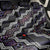 Personalised Taniko Aotearoa Mix Paua Shell Back Car Seat Cover Niho Taniwha Lilac Glitter