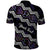 Personalised Taniko Aotearoa Mix Paua Shell Polo Shirt Niho Taniwha Lilac Glitter