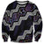 Personalised Taniko Aotearoa Mix Paua Shell Sweatshirt Niho Taniwha Lilac Glitter