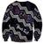 Personalised Taniko Aotearoa Mix Paua Shell Sweatshirt Niho Taniwha Lilac Glitter