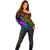 Wellington Pride Off Shoulder Sweater Aotearoa Tribal Rainbow Pattern LT01 - Polynesian Pride