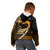 Personalised Hawaii Kid Hoodie Maui Be Strong Kakau Gold Version LT01 - Polynesian Pride