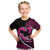 Personalised Hawaii Kid T Shirt Maui Be Strong Kakau Pink Version LT01 Pink - Polynesian Pride