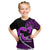 Personalised Hawaii Kid T Shirt Maui Be Strong Kakau Purple Version LT01 Purple - Polynesian Pride