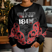 Toitu Te Tiriti 1840 Aotearoa Kid Ugly Christmas Sweater Stand Together Stand Stronger