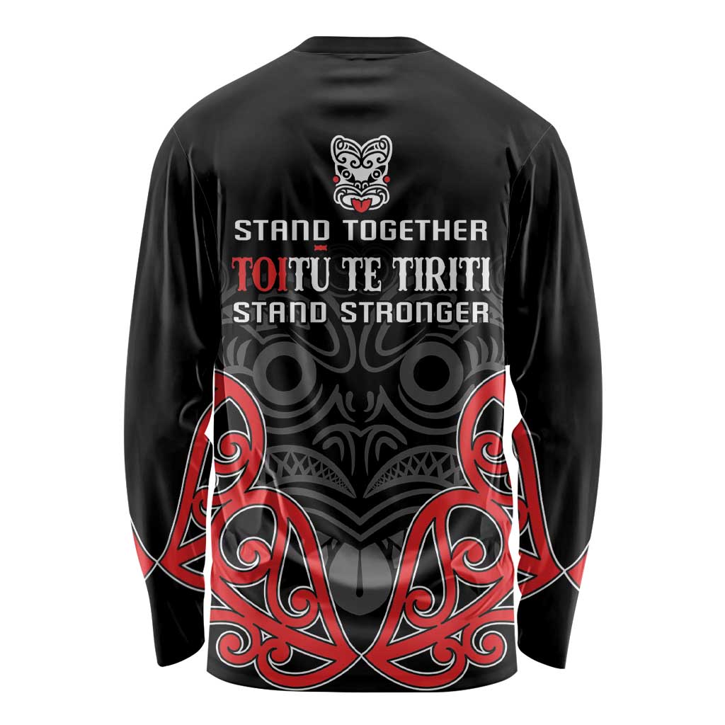 Toitu Te Tiriti 1840 Aotearoa Long Sleeve Shirt Stand Together Stand Stronger