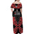 Toitu Te Tiriti 1840 Aotearoa Off Shoulder Maxi Dress Stand Together Stand Stronger