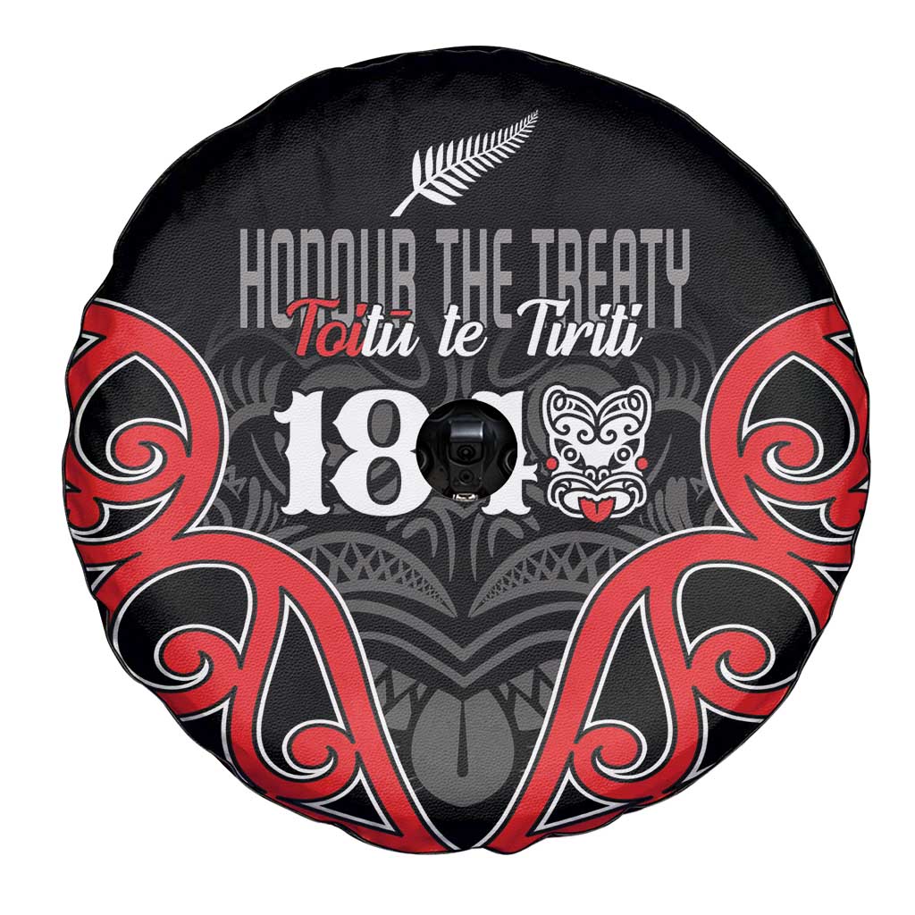 Toitu Te Tiriti 1840 Aotearoa Spare Tire Cover Stand Together Stand Stronger