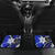 Polynesian Valentine Car Mats Couple Floral Unique Blue Version LT01 - Polynesian Pride