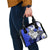 Polynesian Valentine Shoulder Handbag Couple Floral Unique Blue Version LT01 - Polynesian Pride