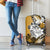 Polynesian Valentine Luggage Cover Couple Floral Unique Gold Version LT01 - Polynesian Pride