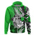 Polynesian Valentine Hoodie Couple Floral Unique Green Version LT01 Zip Hoodie Green - Polynesian Pride