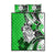 Polynesian Valentine Quilt Bed Set Couple Floral Unique Green Version LT01 Green - Polynesian Pride