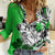 Polynesian Valentine Women Casual Shirt Couple Floral Unique Green Version LT01 Female Green - Polynesian Pride
