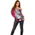 Polynesian Valentine Off Shoulder Sweater Couple Floral Unique Pink Version LT01 - Polynesian Pride