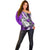 Polynesian Valentine Off Shoulder Sweater Couple Floral Unique Purple Version LT01 - Polynesian Pride