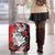 Polynesian Valentine Luggage Cover Couple Floral Unique Red Version LT01 - Polynesian Pride