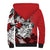 Polynesian Valentine Sherpa Hoodie Couple Floral Unique Red Version LT01 - Polynesian Pride