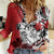 Polynesian Valentine Women Casual Shirt Couple Floral Unique Red Version LT01 Female Red - Polynesian Pride