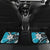 Polynesian Valentine Car Mats Couple Floral Unique Sky Blue Version LT01 - Polynesian Pride