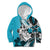 Polynesian Valentine Kid Hoodie Couple Floral Unique Sky Blue Version LT01 Hoodie Sky - Polynesian Pride