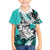 Polynesian Valentine Family Matching Summer Maxi Dress and Hawaiian Shirt Couple Floral Unique Turquoise Version LT01 Son's Shirt Turquoise - Polynesian Pride