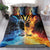 Personalised Polynesian Heart In Fire And Water Bedding Set Romantic Elements