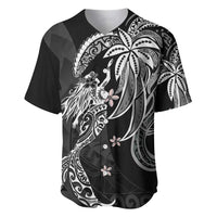 Polynesian Mermaid Plumeria Tribal Tattoo Baseball Jersey