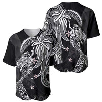Polynesian Mermaid Plumeria Tribal Tattoo Baseball Jersey