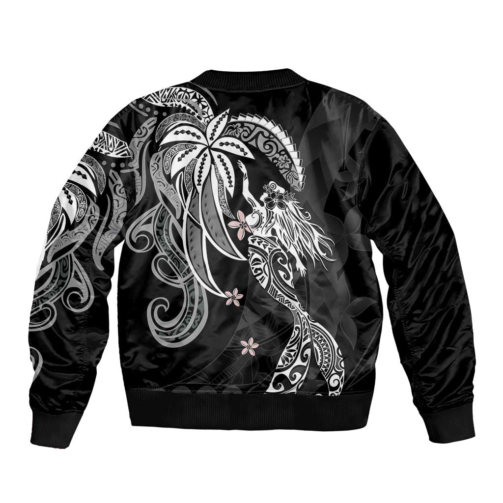 Polynesian Mermaid Plumeria Tribal Tattoo Bomber Jacket LT01 - Polynesian Pride