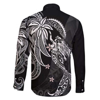 Polynesian Mermaid Plumeria Tribal Tattoo Family Matching Mermaid Dress and Hawaiian Shirt LT01 - Polynesian Pride