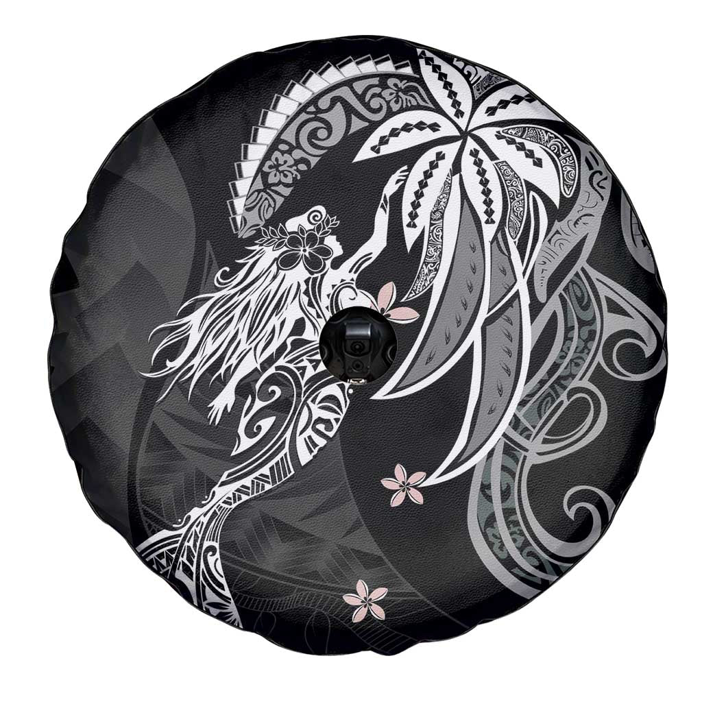 Polynesian Mermaid Plumeria Tribal Tattoo Spare Tire Cover LT01 - Polynesian Pride