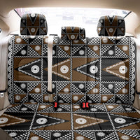Fiji Brown Masi Pattern Back Car Seat Cover Fijian Tapa LT01 - Polynesian Pride
