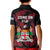 Fiji Rugby Kid Polo Shirt Flying Fijians Red Palm Tree Version LT01 - Polynesian Pride