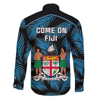 fiji-rugby-family-matching-mermaid-dress-and-hawaiian-shirt-flying-fijians-blue-palm-tree-version