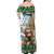Hawaii Christmas Santa Claus Off Shoulder Maxi Dress Mele Kalikimaka Tropical Beach