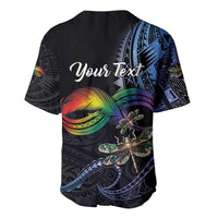 Personalised Polynesian Memorial Baseball Jersey As Long As I Breathe You'll Be Remembered LT01 - Polynesian Pride