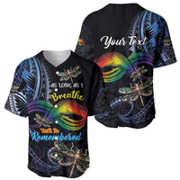 Personalised Polynesian Memorial Baseball Jersey As Long As I Breathe You'll Be Remembered LT01 - Polynesian Pride