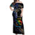 Personalised Polynesian Memorial Off Shoulder Maxi Dress As Long As I Breathe You'll Be Remembered