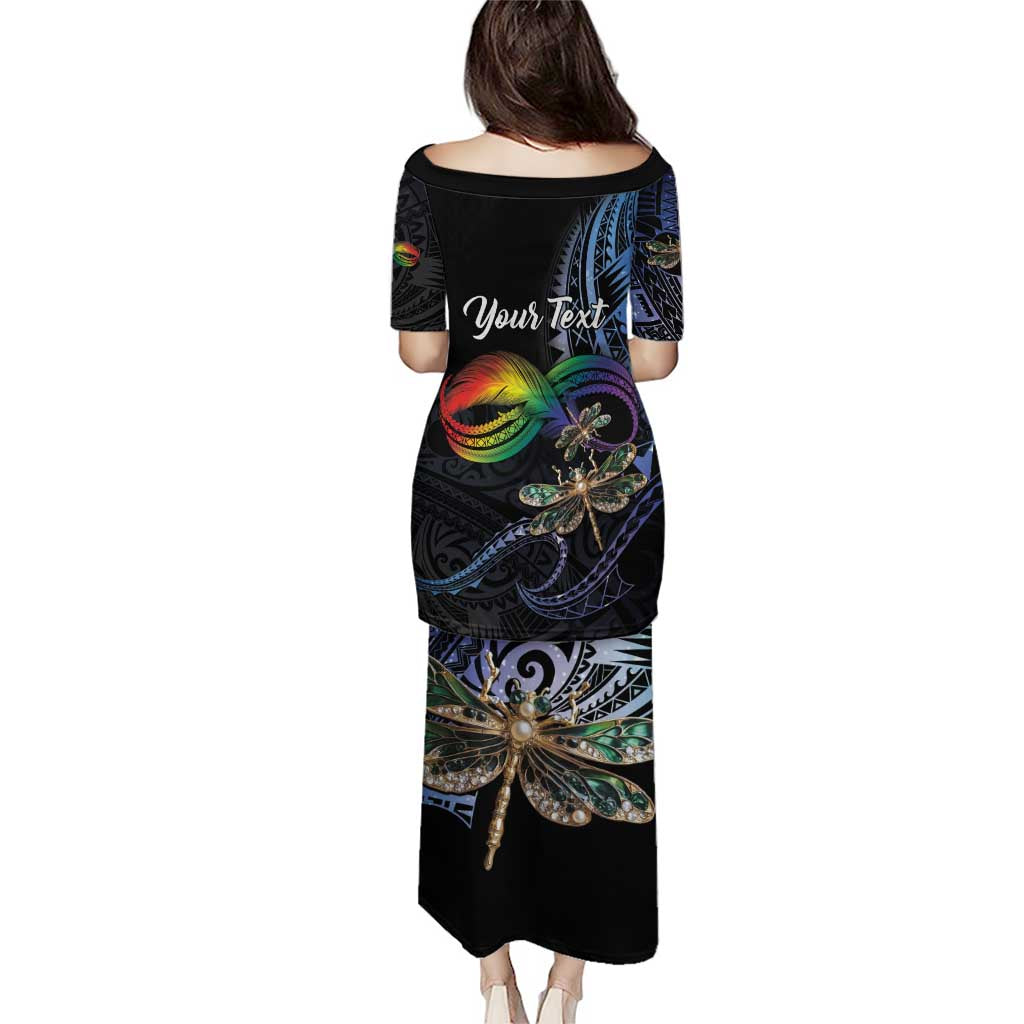 Personalised Polynesian Memorial Puletasi As Long As I Breathe You'll Be Remembered