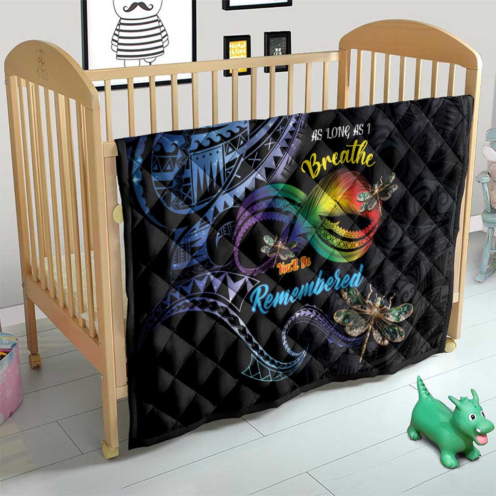 Polynesian Memorial Quilt As Long As I Breathe You'll Be Remembered