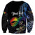 Personalised Polynesian Memorial Sweatshirt As Long As I Breathe You'll Be Remembered
