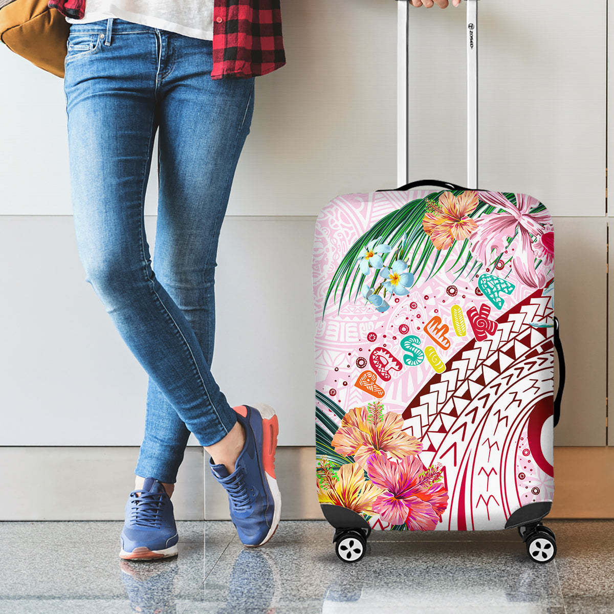 Pasifika Festival Luggage Cover Tribal Pattern Tropical Style LT01 - Polynesian Pride