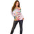 Pasifika Festival Off Shoulder Sweater Tribal Pattern Tropical Style LT01 - Polynesian Pride