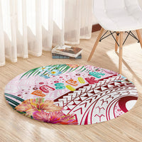 Pasifika Festival Round Carpet Tribal Pattern Tropical Style LT01 - Polynesian Pride