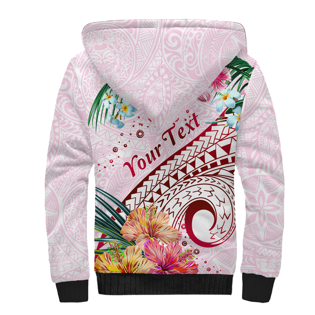 Pasifika Festival Sherpa Hoodie Tribal Pattern Tropical Style LT01 - Polynesian Pride