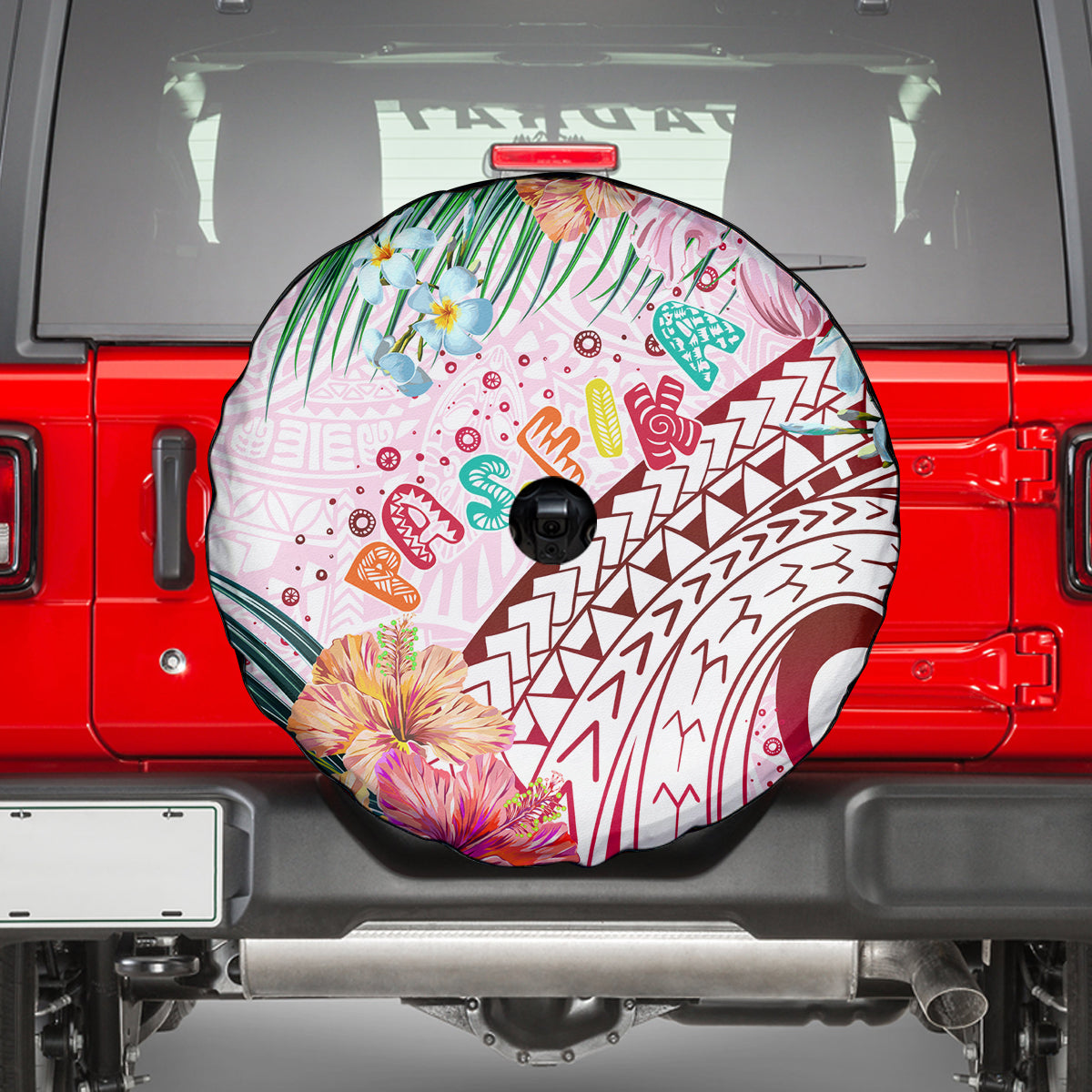 Pasifika Festival Spare Tire Cover Tribal Pattern Tropical Style LT01 - Polynesian Pride